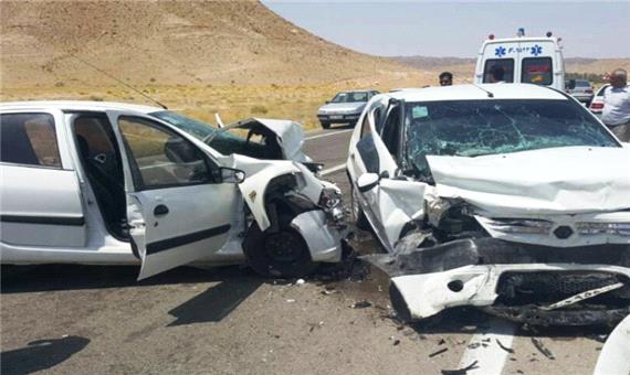 تصادف در مهریز 11 زخمی بر جا گذاشت