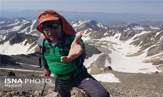 رکوردزنی متفاوت کوهنوردی میبدی در صعود به قلل بلند ایران
