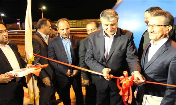 100 کیلومتر خط راه آهن بافق - زرین شهر در میبد افتتاح شد