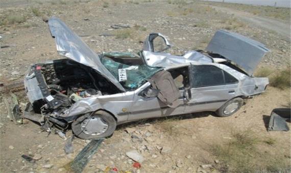 10 کشته و مجروح در واژگونی خودروی 405 در مهریز