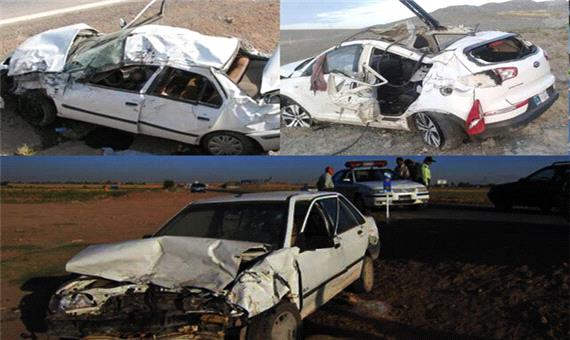 یک کشته و 7 مصدوم در تصادف محور یزد- مهریز