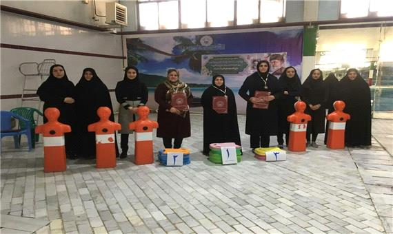 بانوان برتر مسابقات نجات غریق استان یزد مشخص شدند