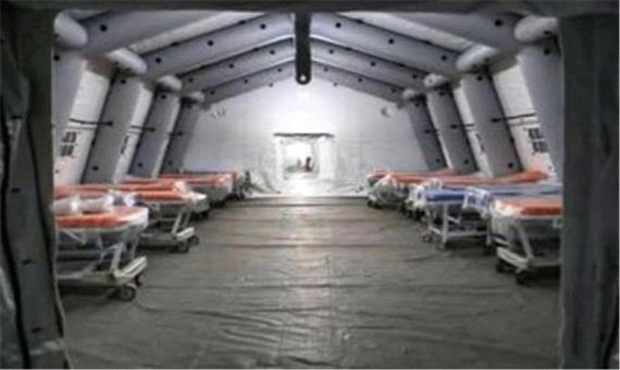 بیمارستان صحرایی برای بیماران کرونایی در رشت