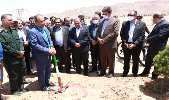 گزارش تصویری مراسم آغاز عملیات اجرایی احداث جاده سلامت یزد – تفت با حضور شهردار شهر جهانی