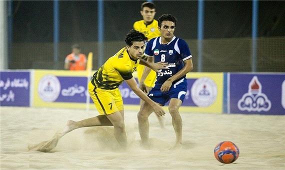 تیم فوتبال ساحلی گناوه بوشهر بر سمنان غلبه کرد