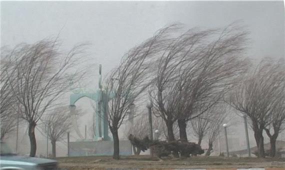 وزش بادهای نسبتا شدید در استان یزد