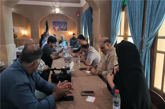 پلاتو هنری در مهریز ساخته می‌شود