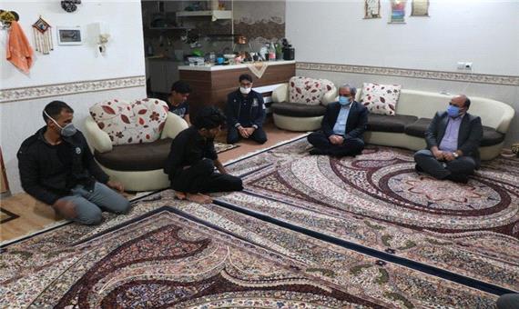 گزارش تصویری دلجویی شهردار یزد از خانواده مرحوم رضا جاذبی از پاکبانان خدوم شهرداری
