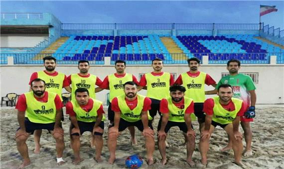تیم فوتبال ساحلی مقاومت گلساپوش یزد بر دریانوردان بوشهر غلبه کرد