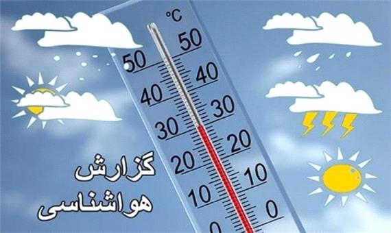 آب و هوای گرد و خاکی در آسمان استان یزد