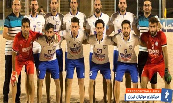 لیگ برتر فوتبال ساحلی| قهرمانی گلساپوش در یک بازی تشریفاتی