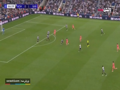 شلیک و بریس رشفورد برای بارسا برابر نیوکسل
