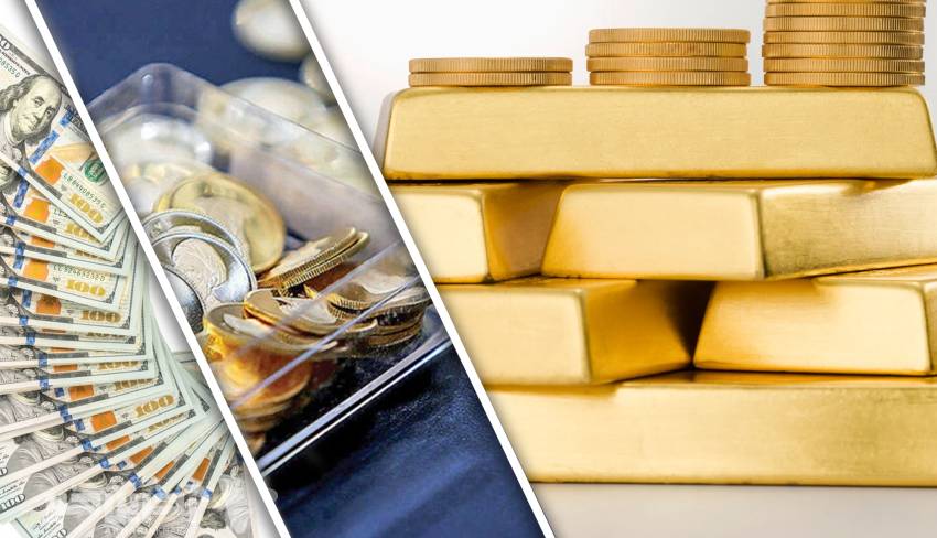 طلا و سکه همچنان بر مدار نزول؛ «دلار» به روند سینوسی خود ادامه داد