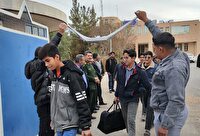 اعزام دانش آموزان شهرستان خاتم به مناطق جنوب کشور