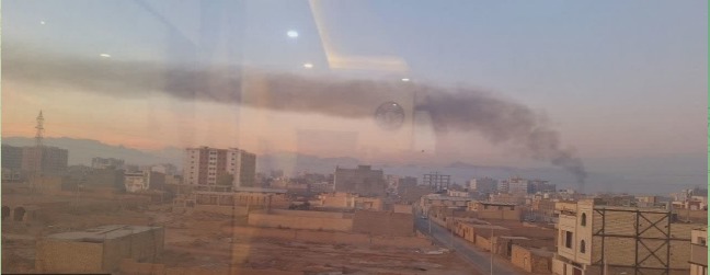 آتش‌سوزی کارگاه پالت‌سازی علت دود مشاهده‌شده در اطراف فرودگاه یزد بود