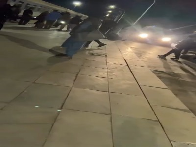 فیلم/ آتش سوزی قطار زاهدان - تهران در حوالی استان یزد