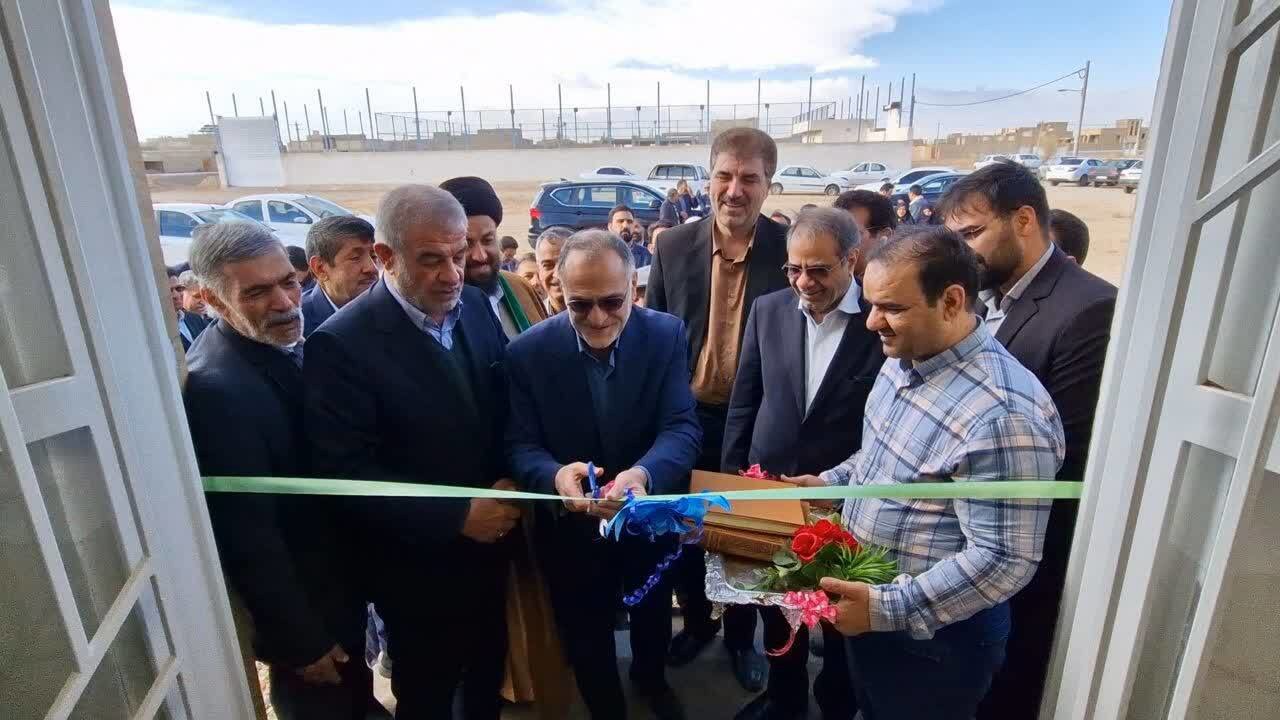 بهره برداری خانه بهداشت حضرت معصومه (س) روستای محمدآباد زارچ