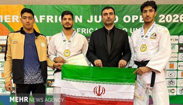 تیم ملی جودو ایران نایب قهرمان کاپ آفریقا شد