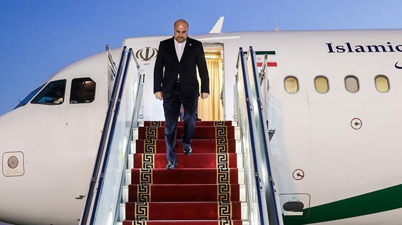 بازگشت قالیباف و هیئت مذاکره‌کنندهٔ ایران از قطر