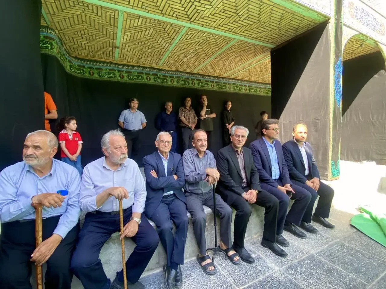 حضور معاون استاندار یزد در آیین آماده‌سازی حسینیه فهادان برای ماه محرم
