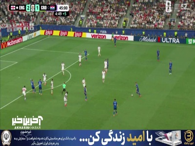با یک حرکت زیبا؛ گل دوم کرواسی به انگلیس  توسط مولیسا