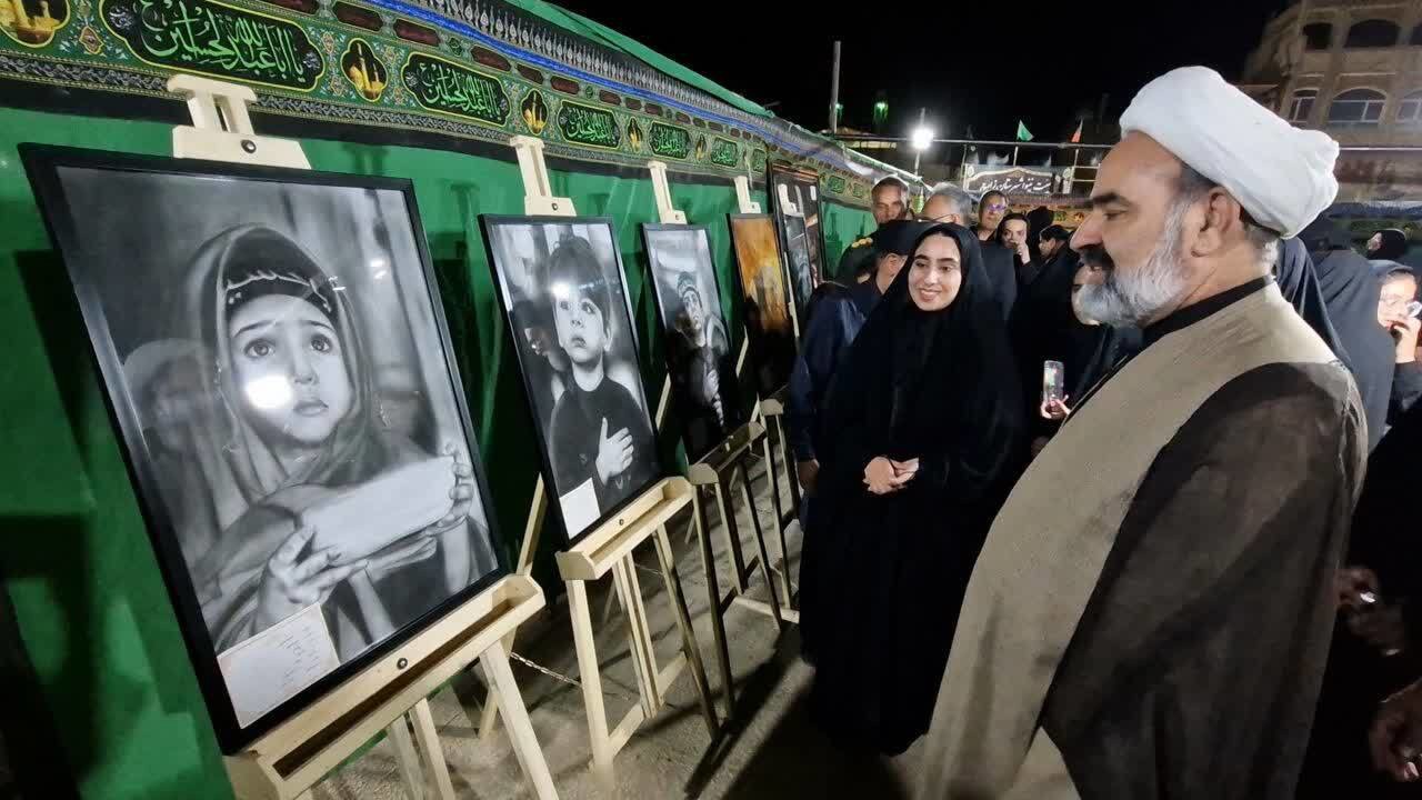 گشایش نمایشگاه نقاشی «روایت عشق» در زارچ