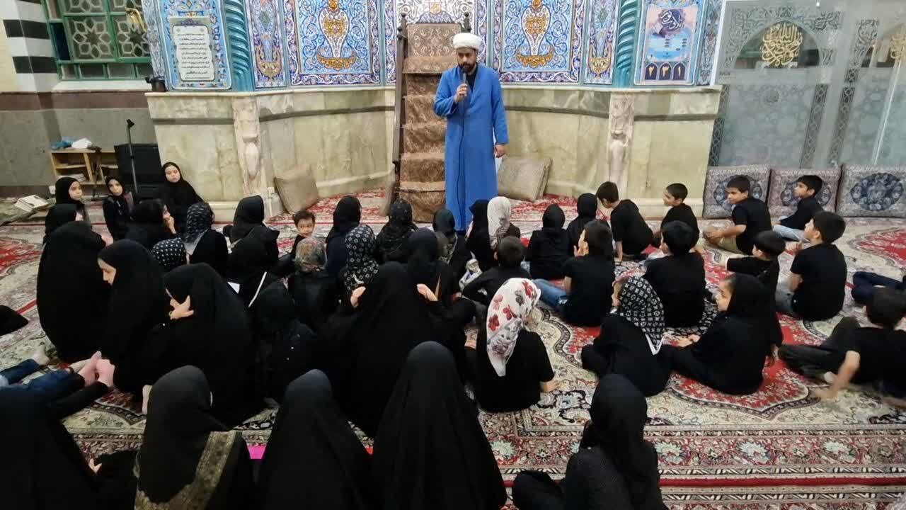 برپایی «حسینیه کودک» در زارچ یزد
