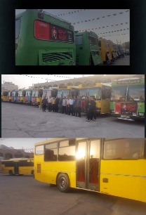 اعزام ناوگان حمل و نقل همگانی شهر یزد به تهران