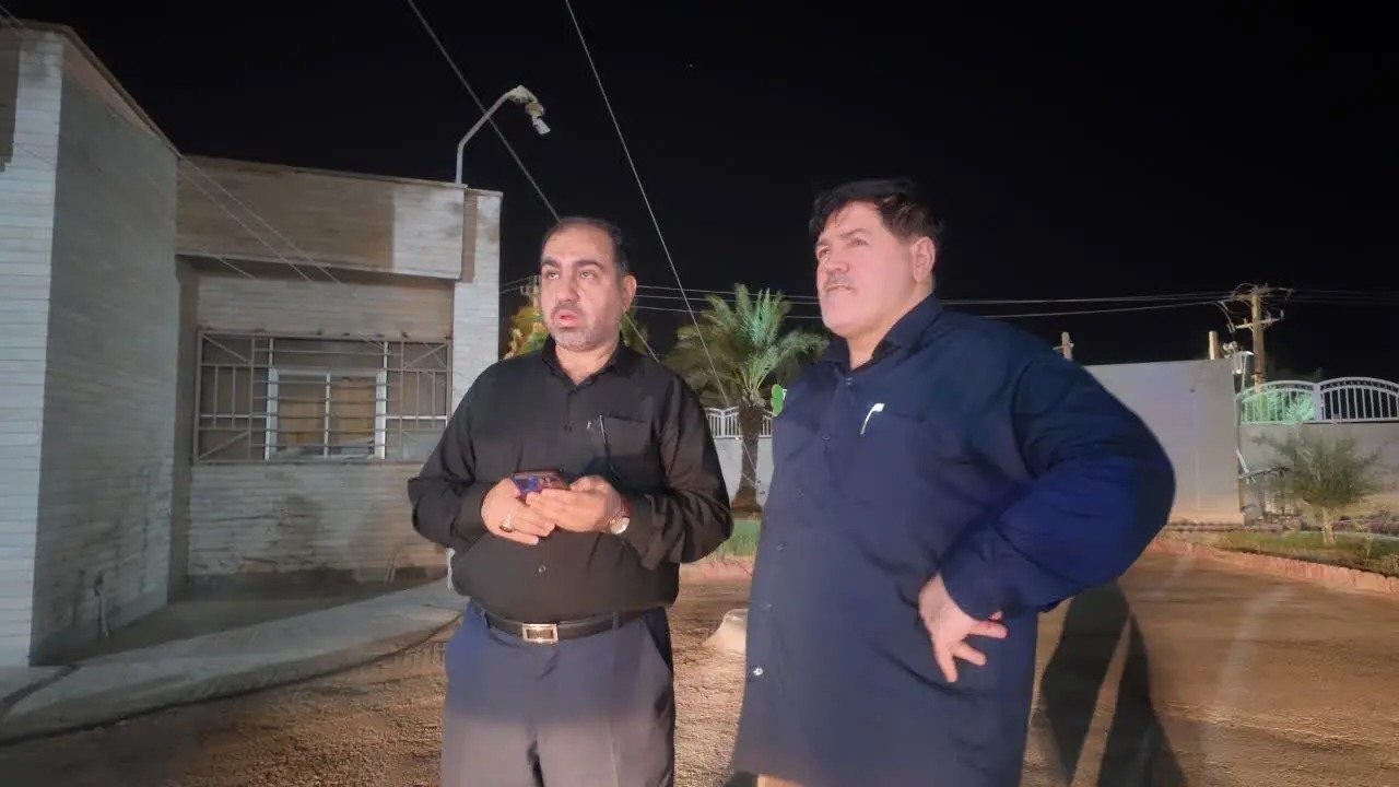 پیگیری میدانی مسائل زائران و مواکب یزدی در بازدید مشترک با فرماندار مهران