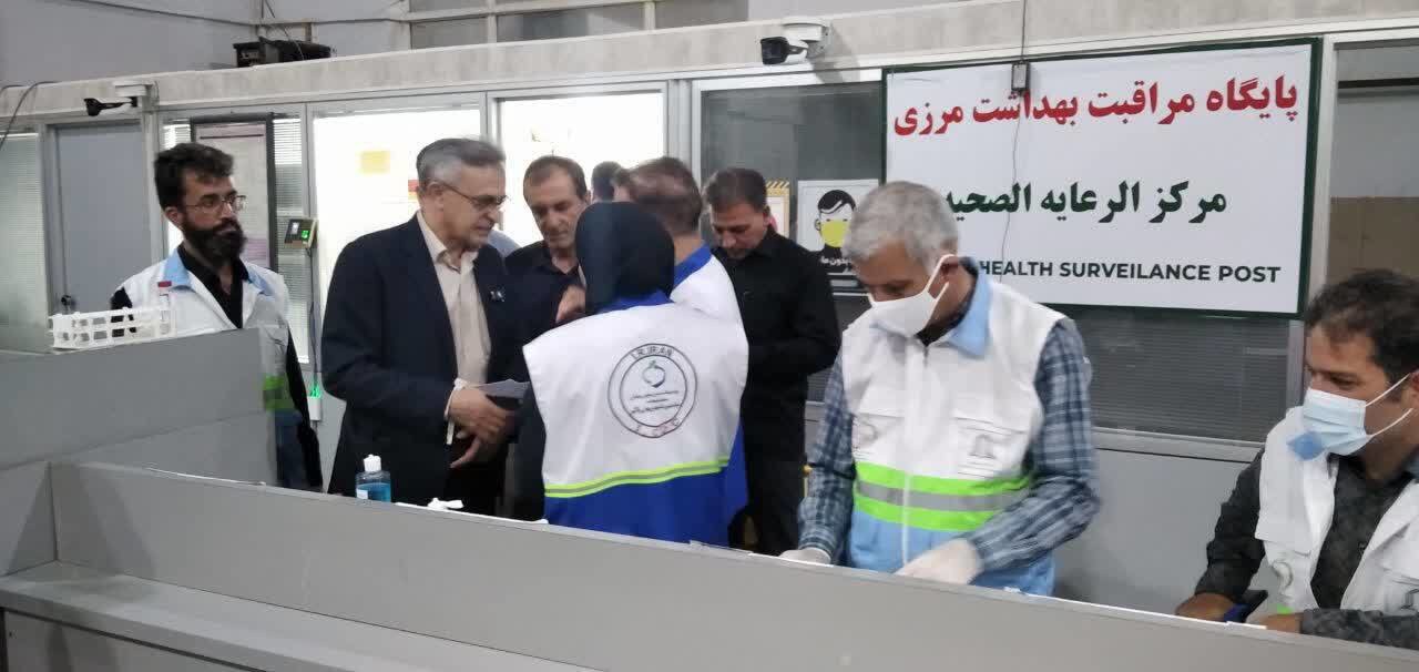خدمت‌رسانی تیم‌های عملیاتی حوزه بهداشت دانشگاه علوم پزشکی یزد به زائران اربعین در مرز مهران