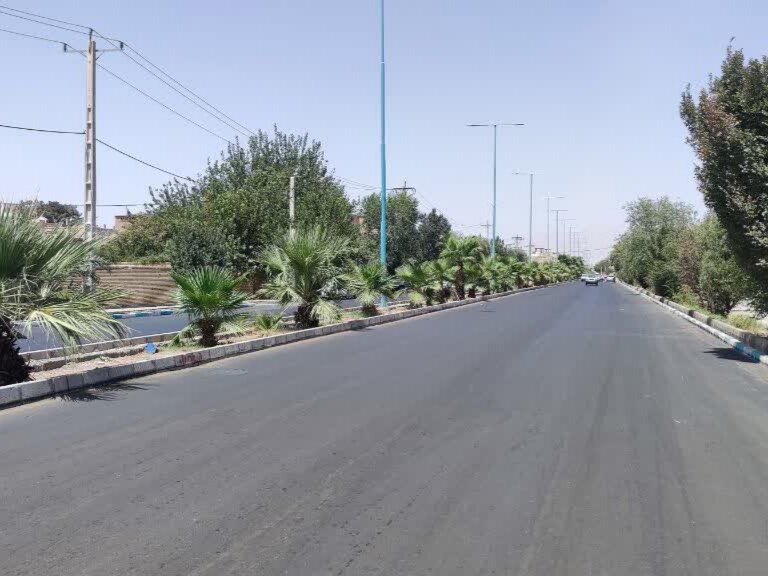 بلوار مشیر در یزد نونوار شد