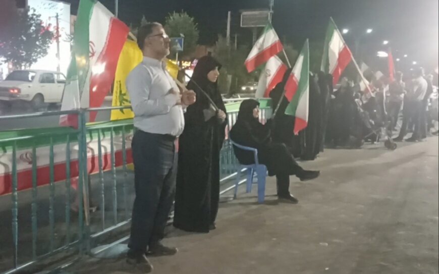 مردم یزد پای کار انقلاب؛ برگ زرین دیگری از شب‌های اقتدار ورق خورد