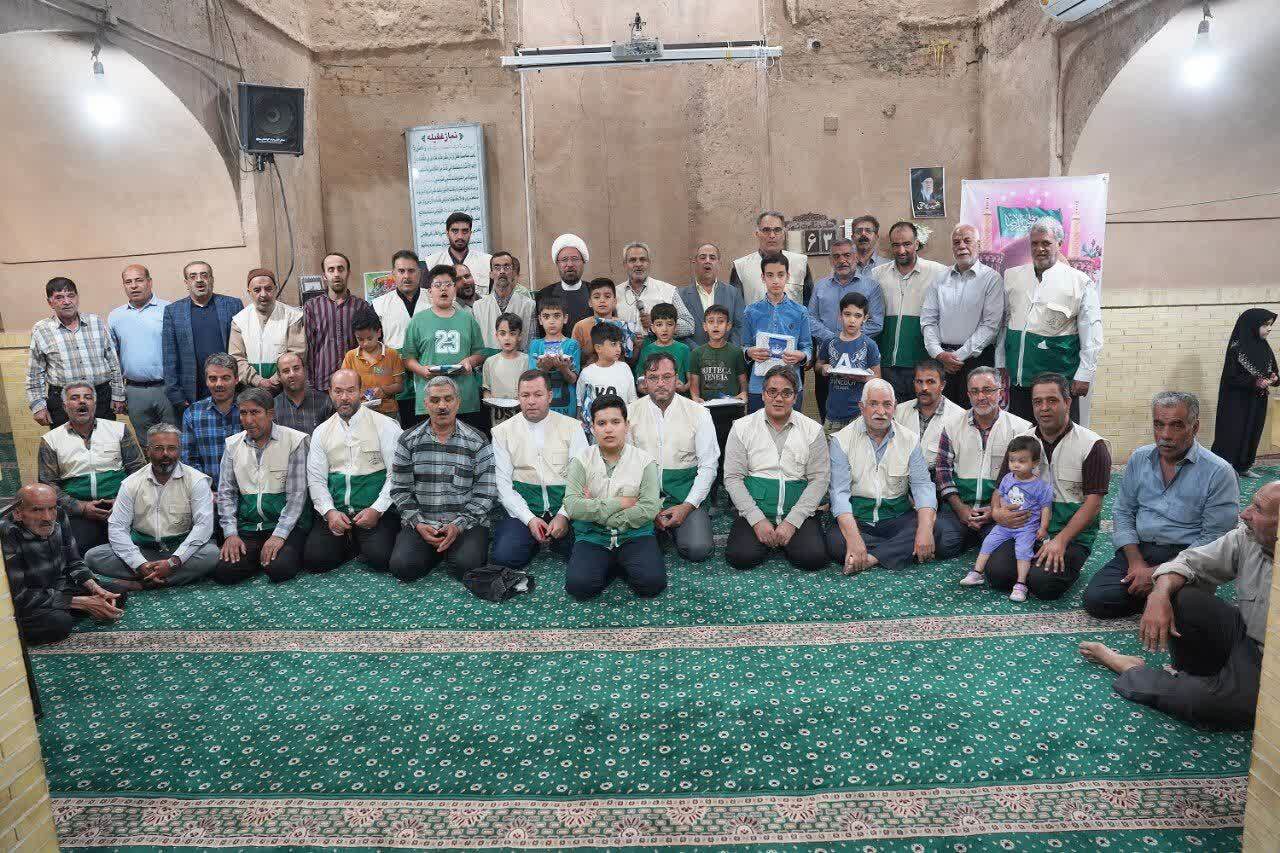 برگزاری مراسم «قرار هشتم» امام رضایی‌های مجومرد در مسجد ریگ استان یزد