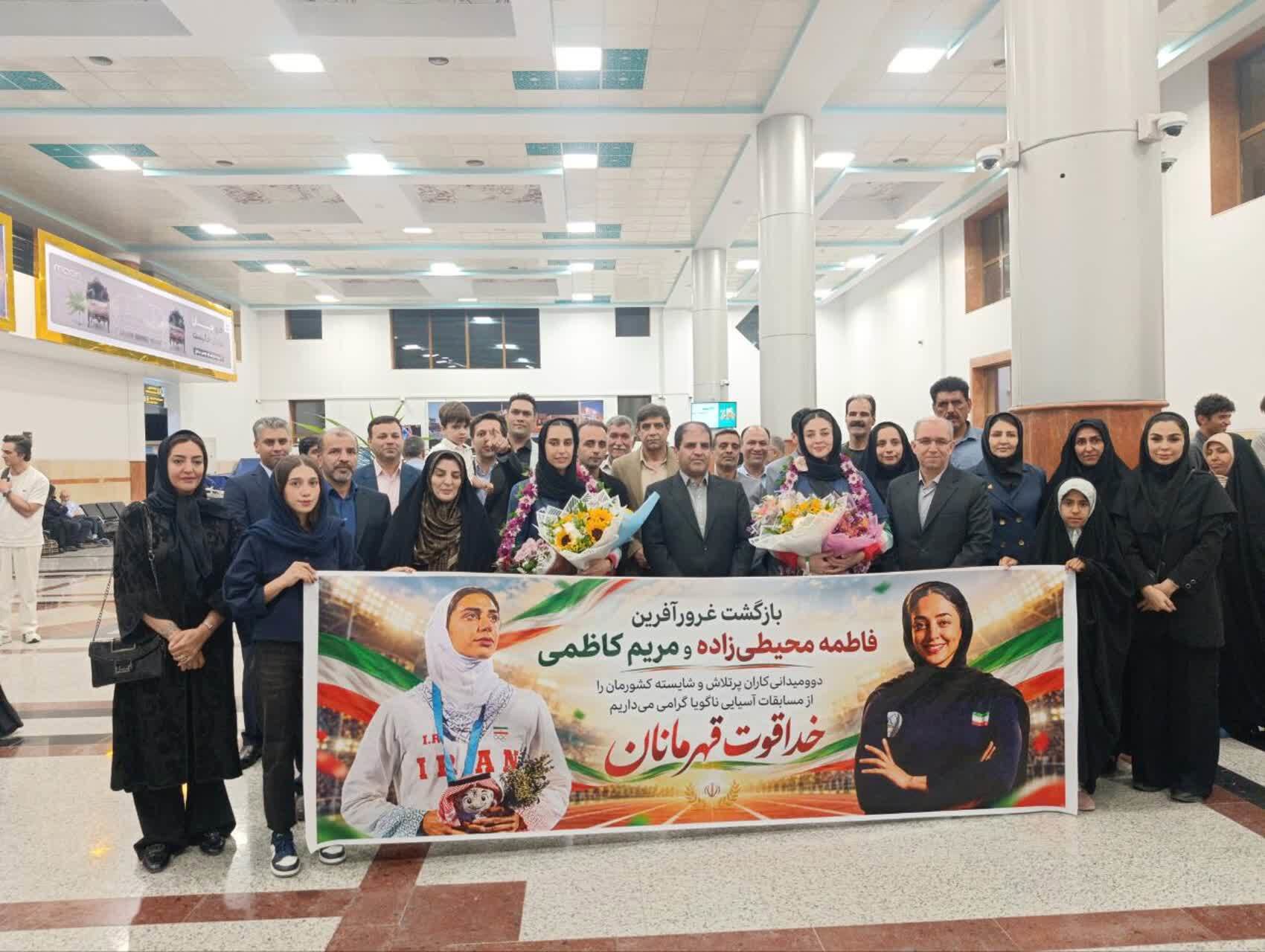 بازگشت افتخارآفرین دوومیدانی‌کاران یزدی از آوردگاه آسیایی ناگویا