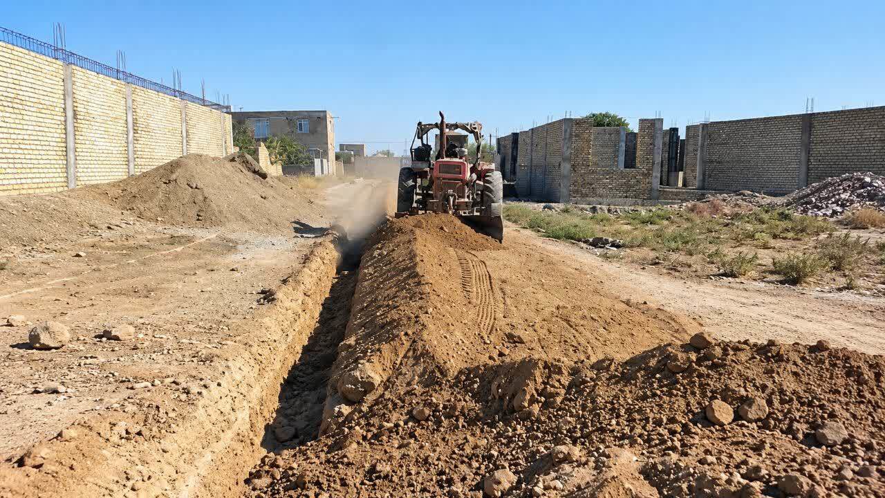 اصلاح و توسعه بیش از چهار هزار متر از شبکه آبرسانی بهاباد