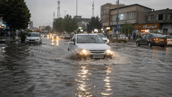 هشدار وقوع آب‌گرفتگی معابر و سیلاب در گلستان