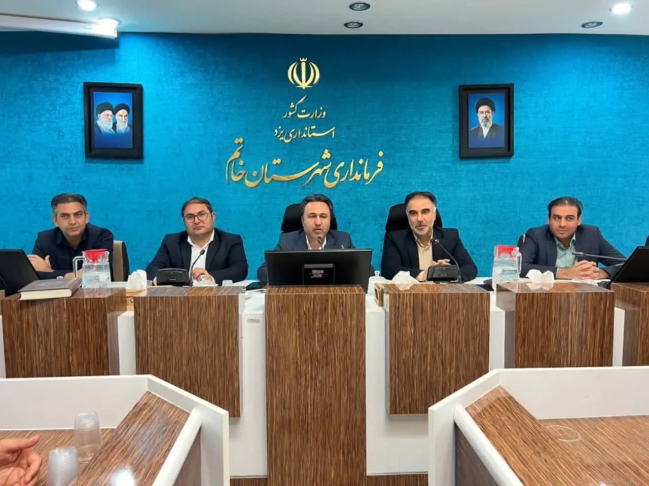 سفر مدیرکل امور سیاسی، انتخابات و تقسیمات کشوری استانداری به شهرستان خاتم