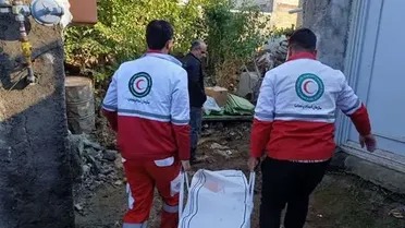 اعزام ۵ تیم امدادی هلال‌احمر به روستاهای سیل‌زده گرمی اردبیل